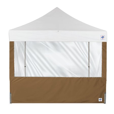 E-Z UP TAA Compliant Panorama Sidewall, 8' W, 8' H, Coyote Brown SW3P8FXTCB